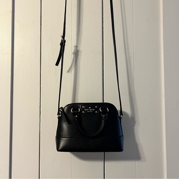 •new• Kate spade boarkskin leather wellesley mini rachelle crossbody satchel - Picture 4 of 10